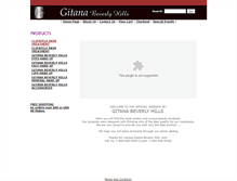 Tablet Screenshot of gitanabeverlyhills.com